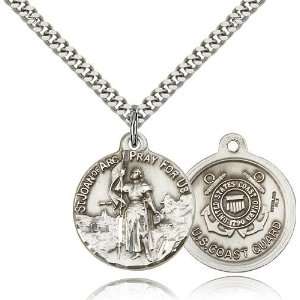  .925 Sterling Silver St. Saint Joan of Arc Medal Pendant 7 