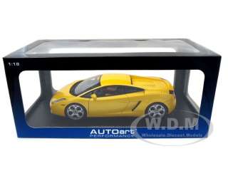   diecast car model of Lamborghini Gallardo die cast car by AutoArt