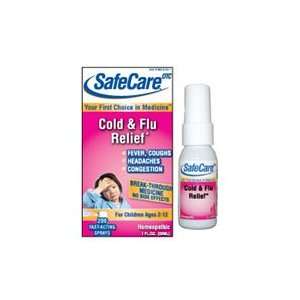 SafeCare Childrens Cold and Flu Relief Liquid For Childrens Ages 2 12 