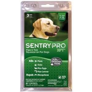  Sentry Pro XFT 61 Dog Flea and Tick Squeeze On, Over 60 