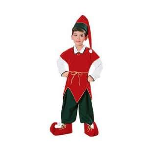  Child Velvet Elf Costume   NOCOLOR   Large Toys & Games