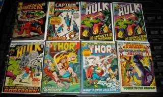   Age Comic Collection Run Lot Avengers #1 Thor Captain America  