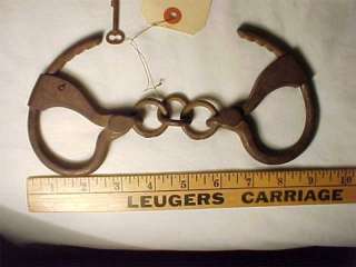 Pat.1866 HANDCUFFS With KEY !1 Year After CIVIL WAR! Early Pair  