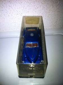 Solido Tucker Dark Blue Vintage Die Cast Car   143 Scale   New in 