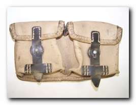 WW2 German G 43 artificial leather pouche, Original.  