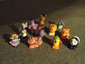Fisher Price Little People Zoo Animals Lot  