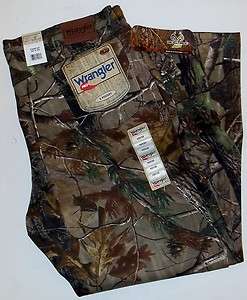 Wrangler PG001AP Pro Gear Realtree AP Relaxed Fit Boot Cut Camo Jeans 