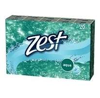 Zest Bar Soap   Aqua   20/4 oz. bars  