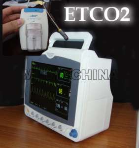parameter Patient monitor ECG NIBP SPO2 PR + ETCO2  