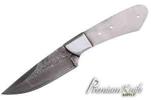 Knife Blanks Blade Damascus Drop Point NEW #SC  