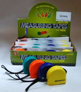 Wholesale Lot 96 pc 10 Multi colored Measuring Tapes  