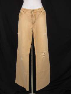 you are bidding on a pair of dolce gabbana light beige jeans size 45 