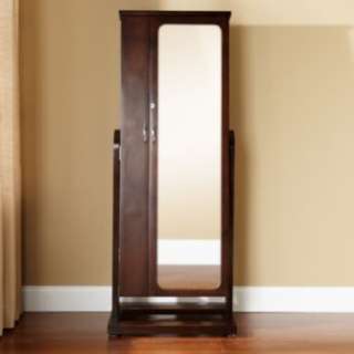 JCPenney   Jewelry Armoire, Walnut Standing Mirror customer reviews 