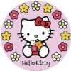 Dekoback Tortenaufleger Hello Kitty winkend, 1er Pack (1 x 11 g Karton 