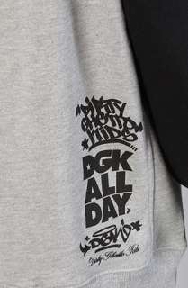 DGK The From Nothing Crewneck Sweatshirt in Athletic Heather 