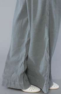 Free People The Patch Pocket Linen Wideleg Pant in Storm  Karmaloop 