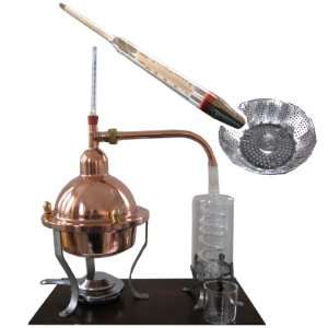 Set Hochwertige Destillieranlage Modell Luxus, 0,5 Liter Destille 