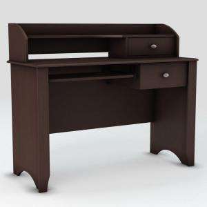 South Shore Furniture Compact Fit Chocolate Secretary Desk 7259795 at 