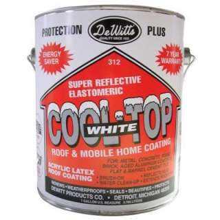 DeWitt Products Cool Top White Elastomeric Roof Coating 312 1 at The 