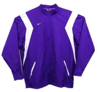   Storm Royal Purple Bubble Screen Warmup Track Pullover Jacket  
