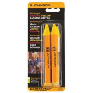 Johnson Lumber Crayons in Yellow (2 Pack) 3502 Y 