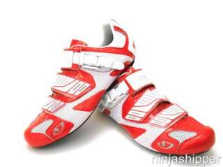 NEW Giro Factor   Road Cycling Shoes   Red/White  