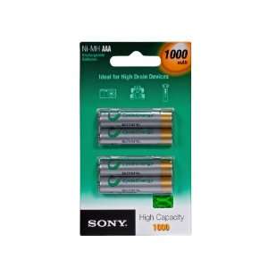 Sony Nickel Metallhydrid Akkus 4er Pack Micro Ni MH 1,2  