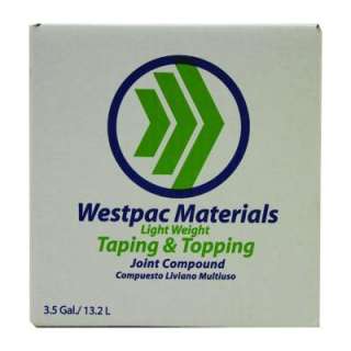 Westpac Materials 3.5 Gallon Lightweight Taping and Topping Pre Mixed 