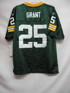 Green Bay Packers Ryan Grant Green NFL Kids Boys Jersey Size 5/6 