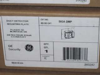GE SECURITY EST EDWARDS SIGA DMP DUCT DETECTOR MOUNTING PLATE NIB 