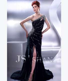 JSSHAN 2011 Velvet Handsewed Prom Ball Formal Dress  