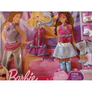 Barbie Moden R6816 Trend Garderoben, Set  Spielzeug