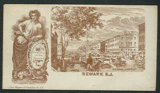 Civil War Patriotic cover, MAGNUS in BRONZE, “Newark, N.J 