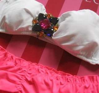   Starburst VICTORIAS SECRET Balconette Bandeau Cheeky Bikini Set XS S M
