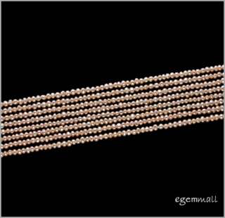   Peach Pink Freshwater Pearl Potato Seed Beads ap.2mm #66203  