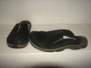 MERRELL Womens Black Suede Mules Shoes 9 US 40 EU!  