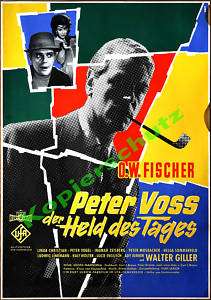 Filmplakat O.W. Fischer Walter Giller Peter Voss 1959  