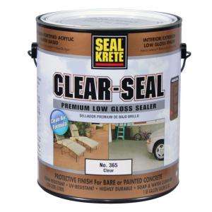Seal Krete Clear Seal 1 Gal. Low Gloss Sealer 365001 