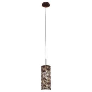   Light Hanging Antique Brown Mini Pendant 20171A at The Home Depot