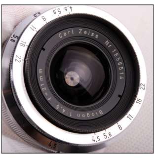 Zeiss Ikon RF Biogon 21mm f/4.5 w/viewfinder 21/f4.5  