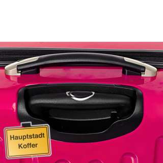 BOARDCASE Hartschalenkoffer in Magenta/Rosa/Pink Trolly Reisekoffer 