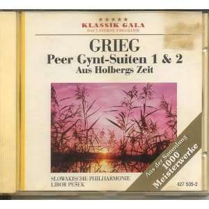 Grieg Peer Gynt   Suiten 1 und 2; Aus Holbergs Zeit/ Libor Pesek 