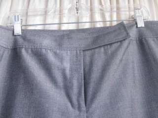   ARTHUR S. LEVINE light charcoal gray 1 button pant suit size 16 petite