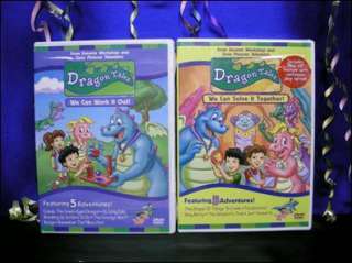 Dragon Tales Dvds Brand New   We Can Solve It Together   We Can Work 