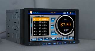 7inch HD Indash car GPS navigation,TV,AM,FM,bluetooth  