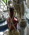 Jeweled Mercury Glass Bottle Shabby French Chic Decor  