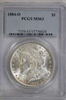 1884 O Morgan Silver Dollar MS63 PCGS United States Mint Coin  