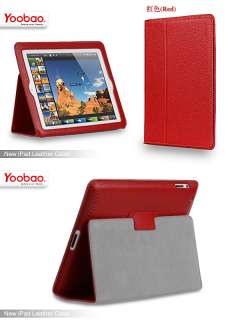 Yoobao Executive Genuine Leather Stand Case Cover For Apple iPad3 New 