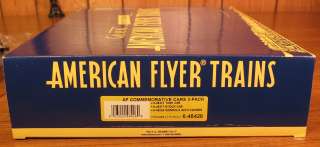 American Flyer 6 48426 Commemorative Freight Cars 3 Pack Unused w/Box 