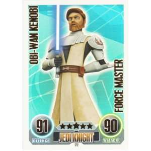   Attax Einzelkarte 172 Obi Wan Kenobi Jedi Knight Force Master englisch
